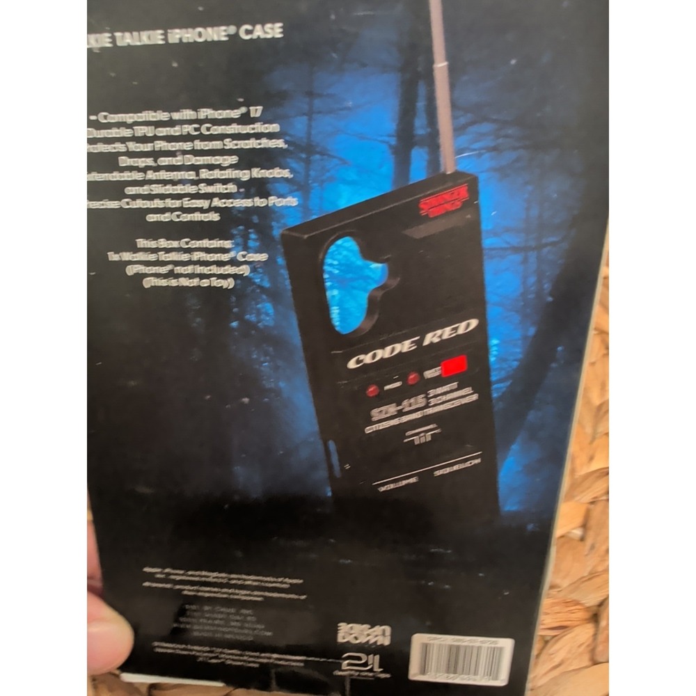 Stranger Things Netflix Walkie Talkie iPhone 17 Code Red Phone Case‎ New - Picture 4 of 4